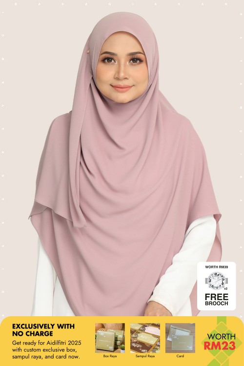 Umma Shawl Merangsri  Rose Tea