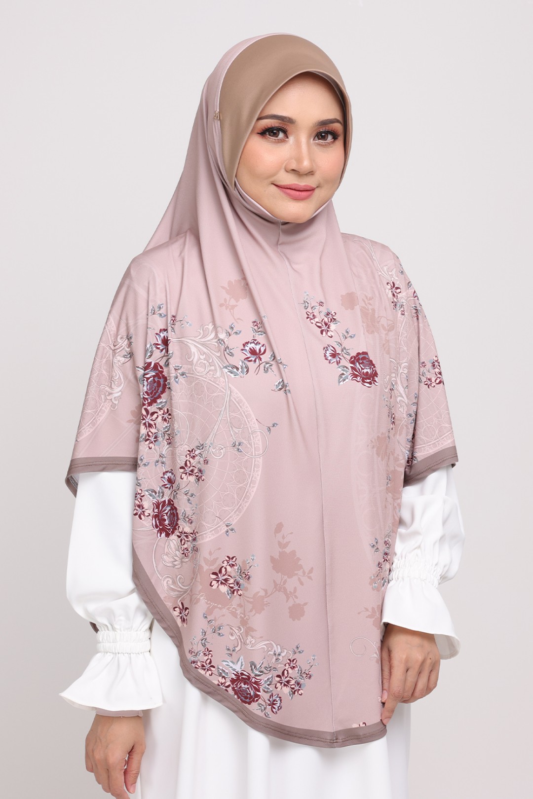 Sarung Printed Saadiyyah Rosy Cream