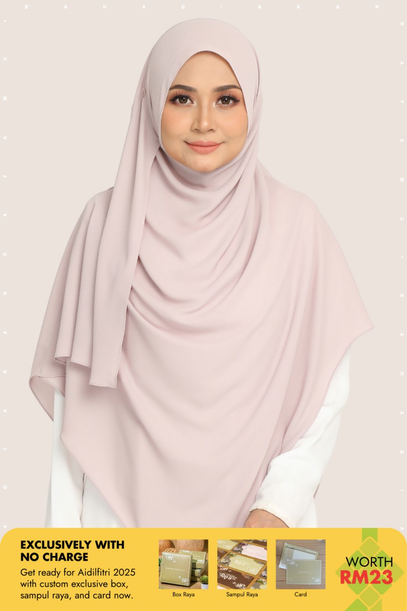 Umma Shawl Merangsri  Rosy Pale