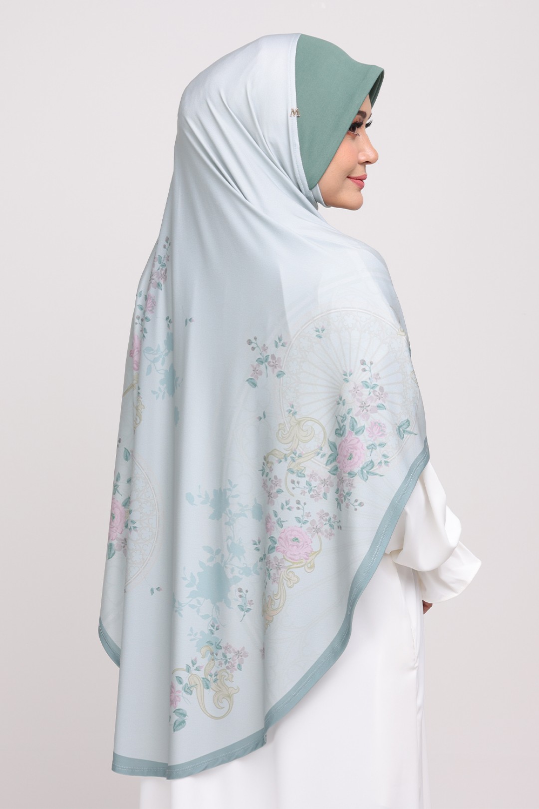 Sarung Printed Saadiyyah Sage Mint