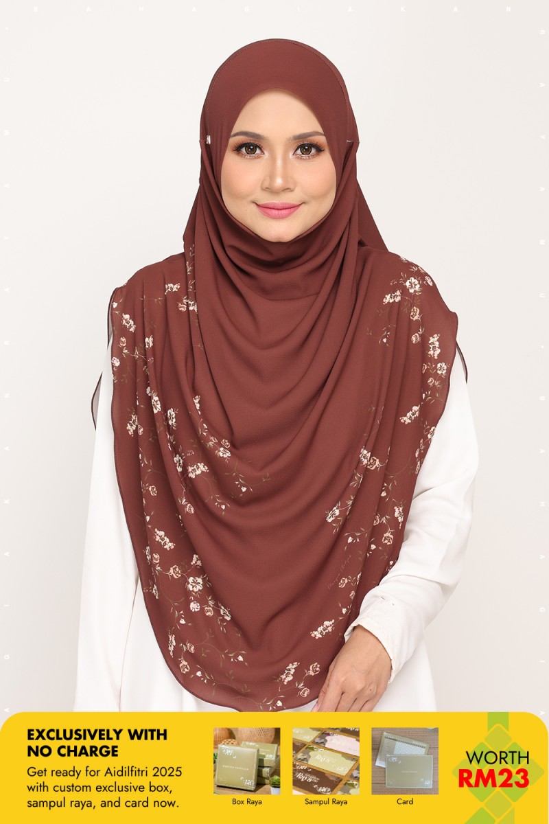 Umma Printed Arwa Seal Brown