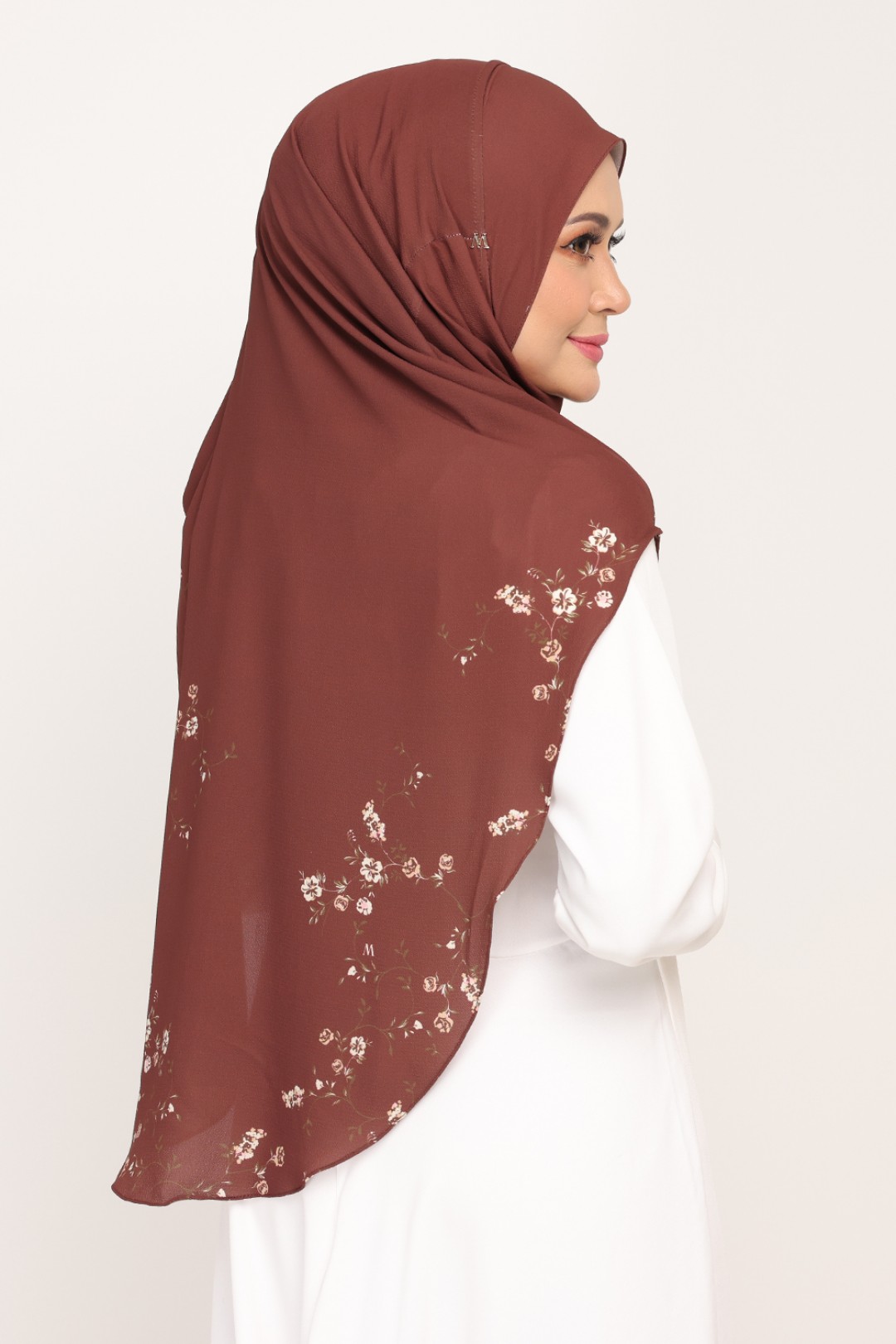 Umma Printed Arwa Seal Brown