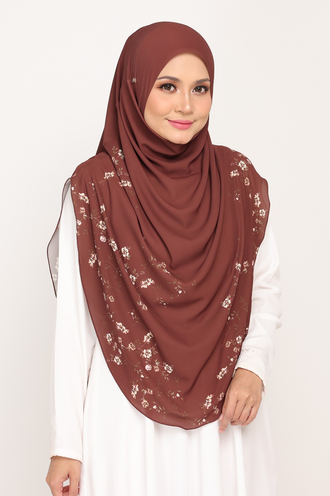 Umma Printed Arwa Seal Brown