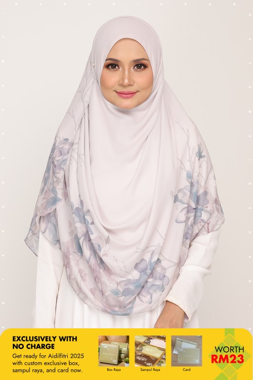 Long Shawl Printed Karya Sea Salt