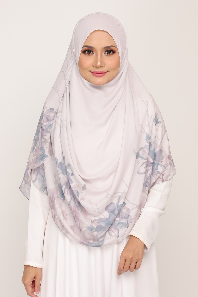 Long Shawl Printed Karya Sea Salt
