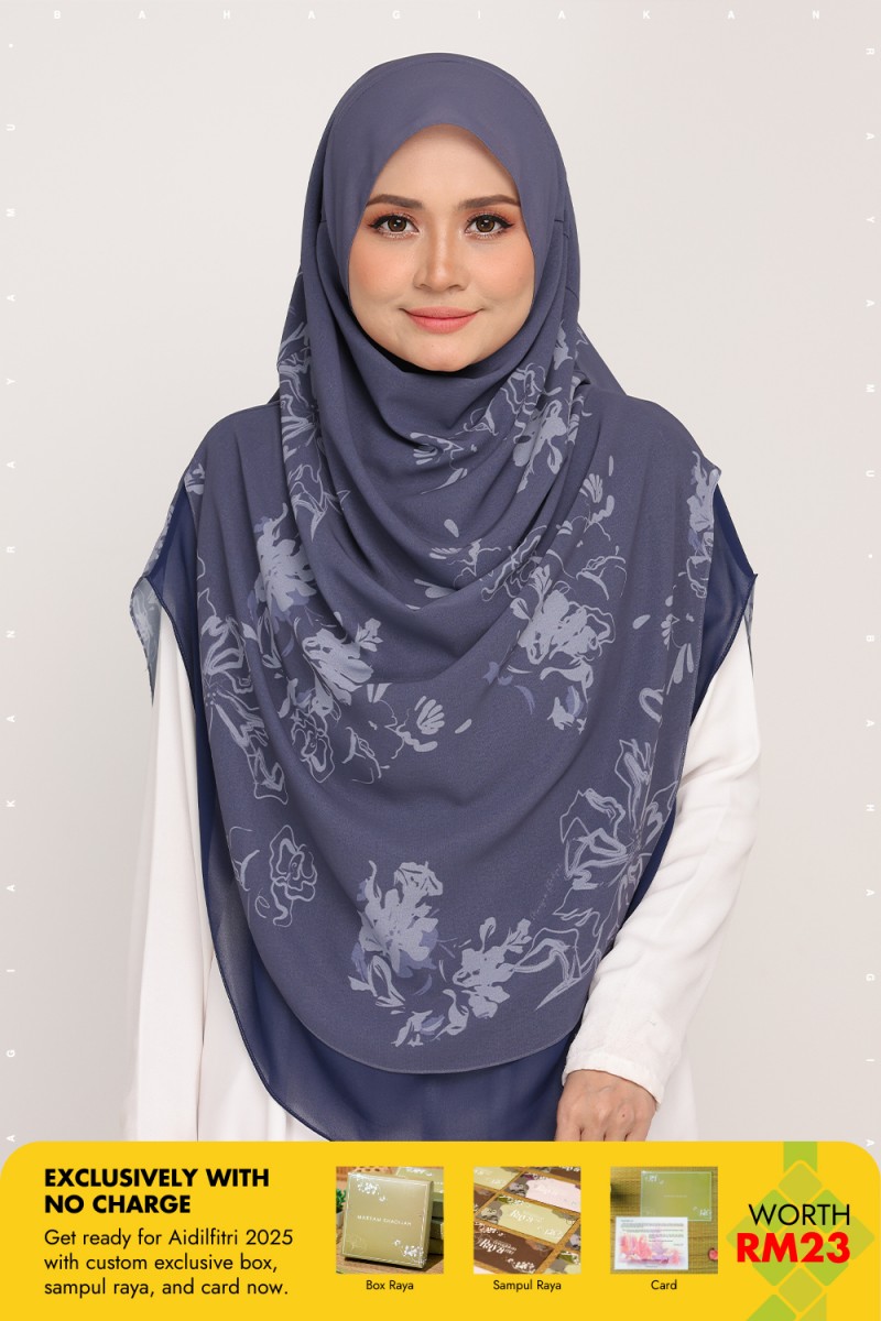 Umma Printed 2-Layer Selva Blue