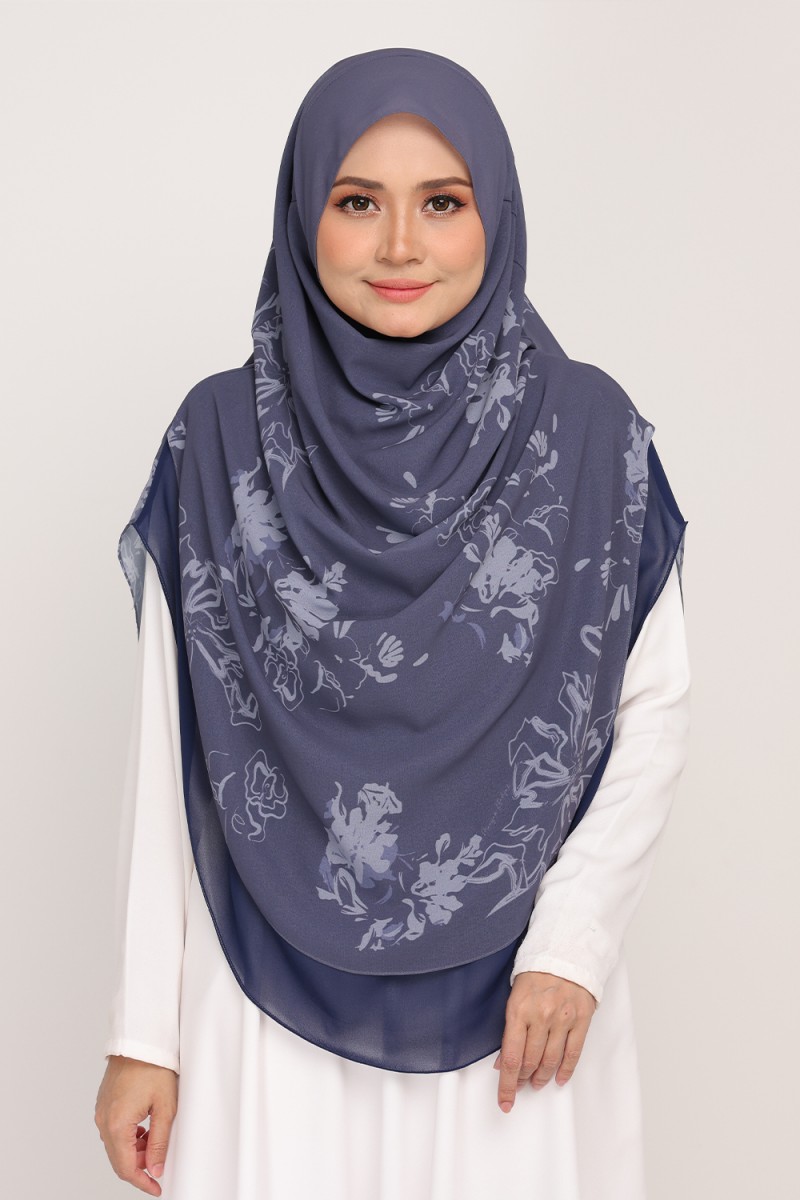 [AS-IS]-Umma Printed 2-Layer Selva Blue