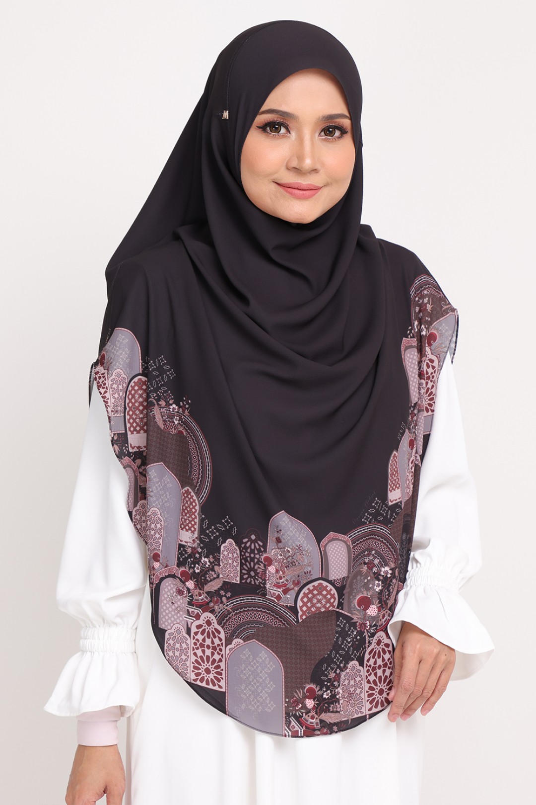 Umma Printed Raudhah Eerie Black