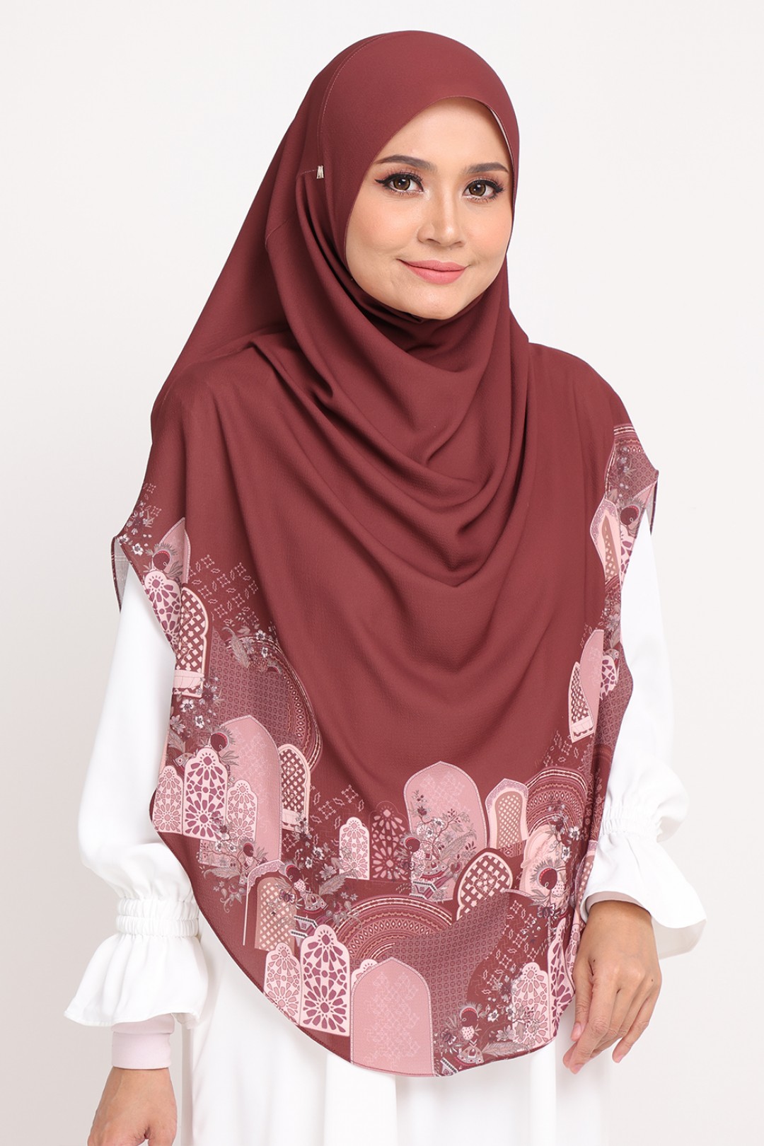 Umma Printed Raudhah Red Beans