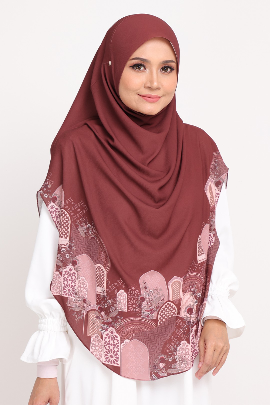 Umma Printed Raudhah Red Beans