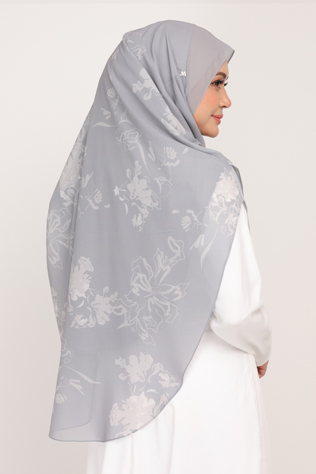 Umma Printed 2-Layer Silver Mist