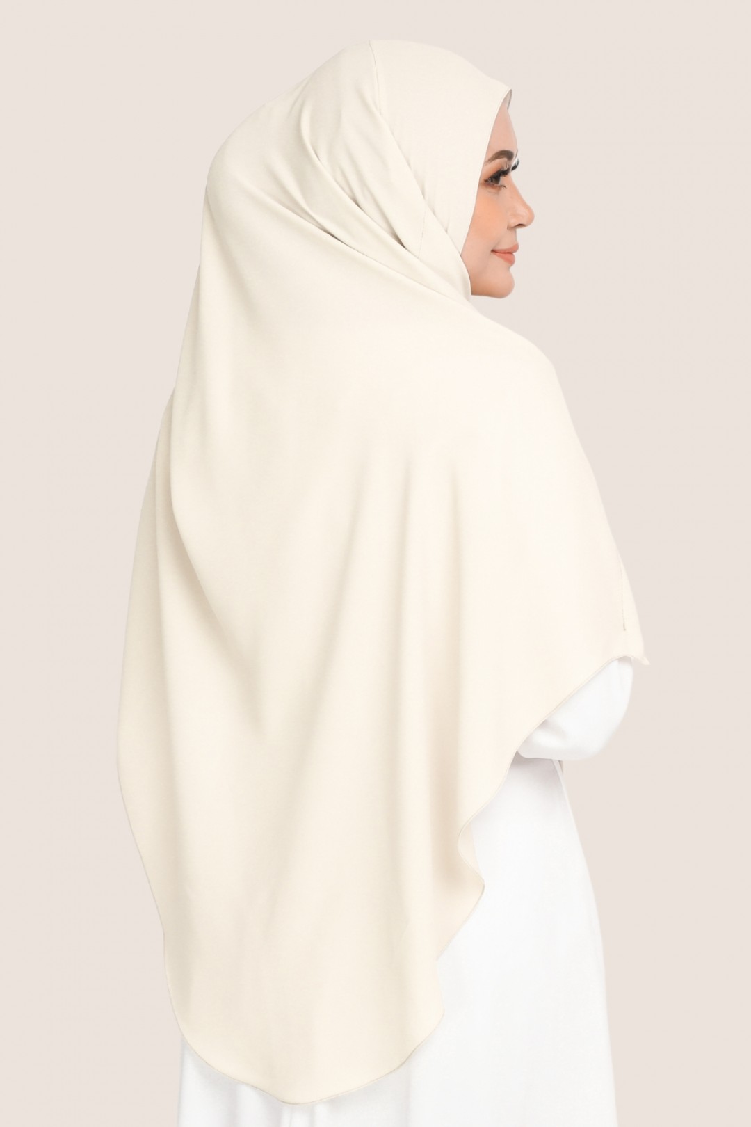 Umma Shawl Merangsri Snow Beige