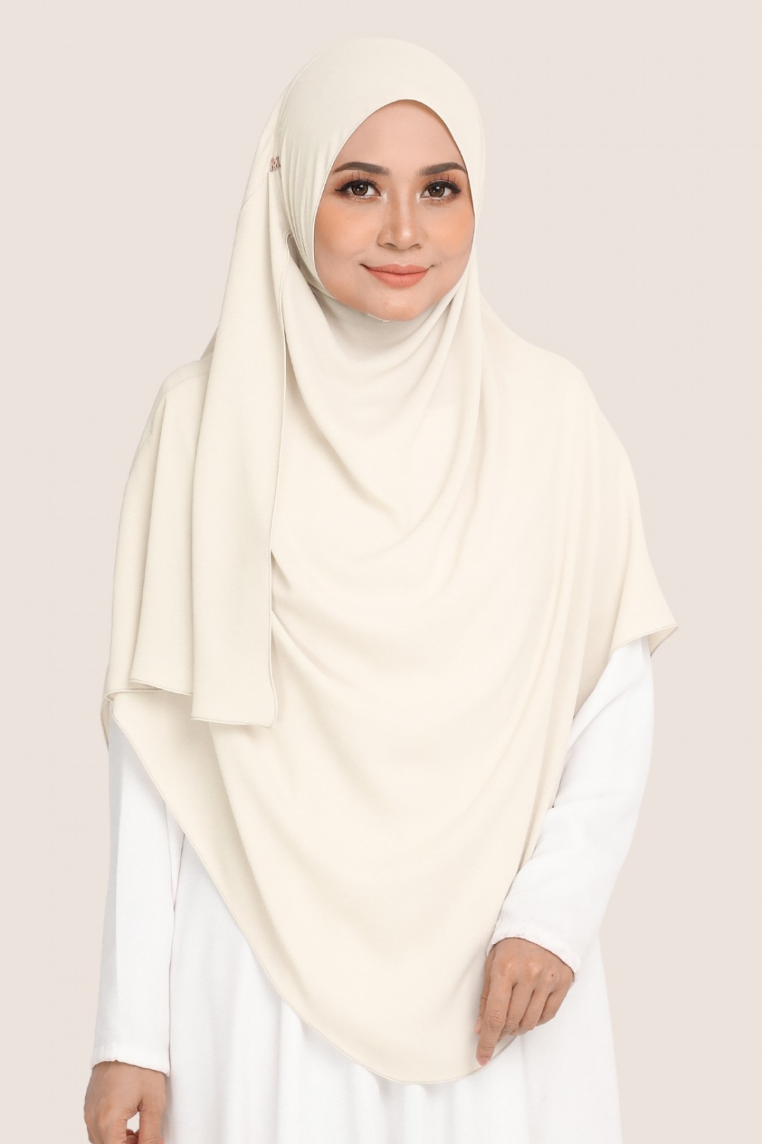 Umma Shawl Merangsri Snow Beige