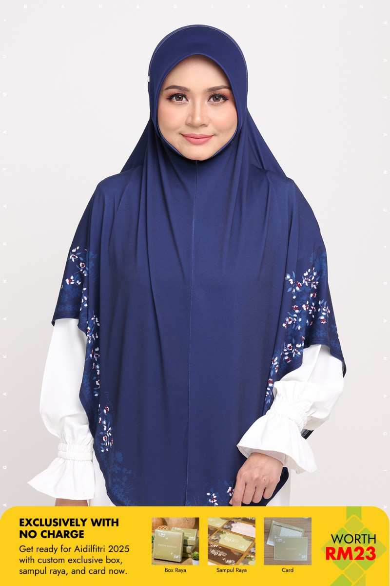 Sarung Printed Radiyyah Space Indigo