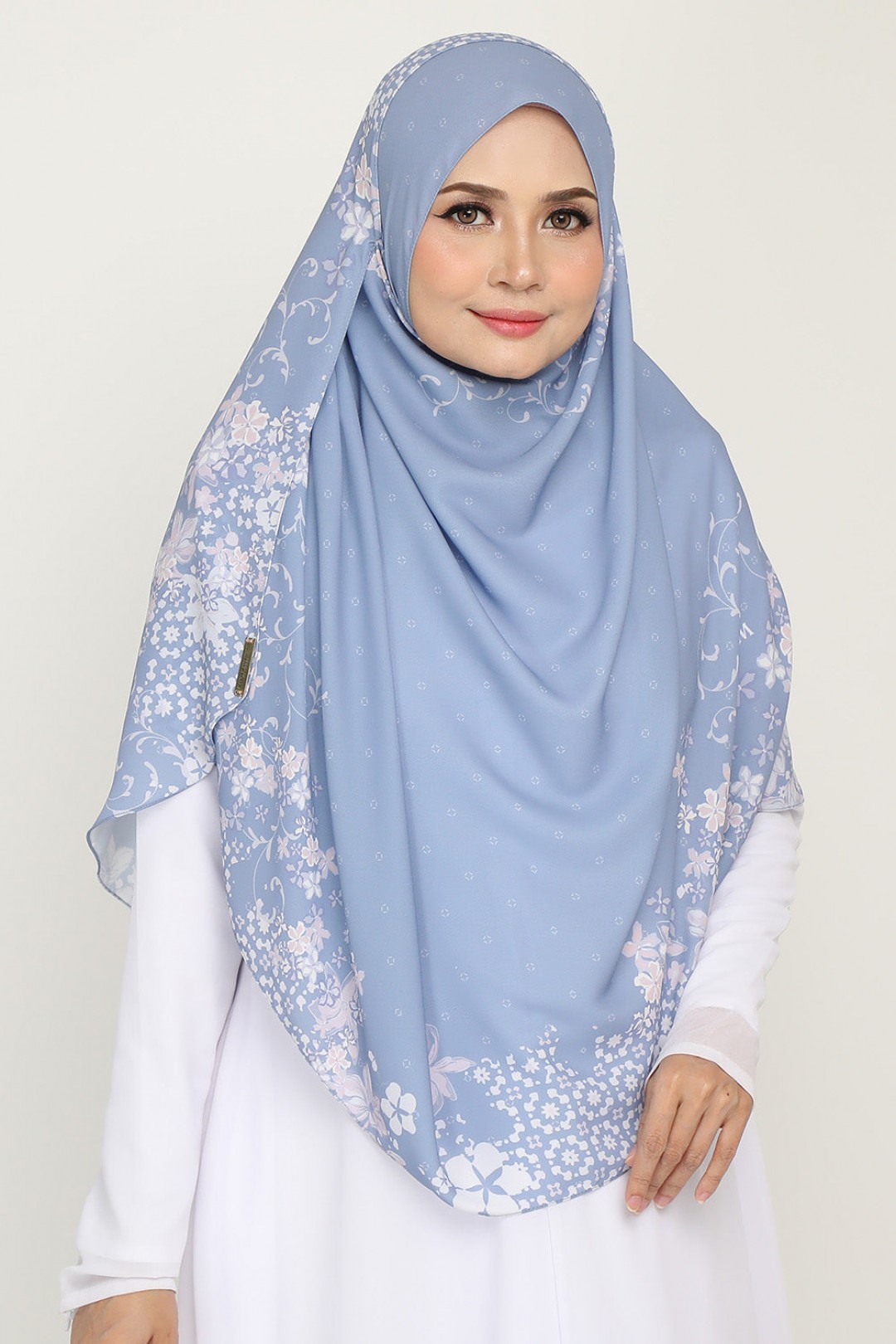 Instant Printed Khamsiyyah Splash Blue