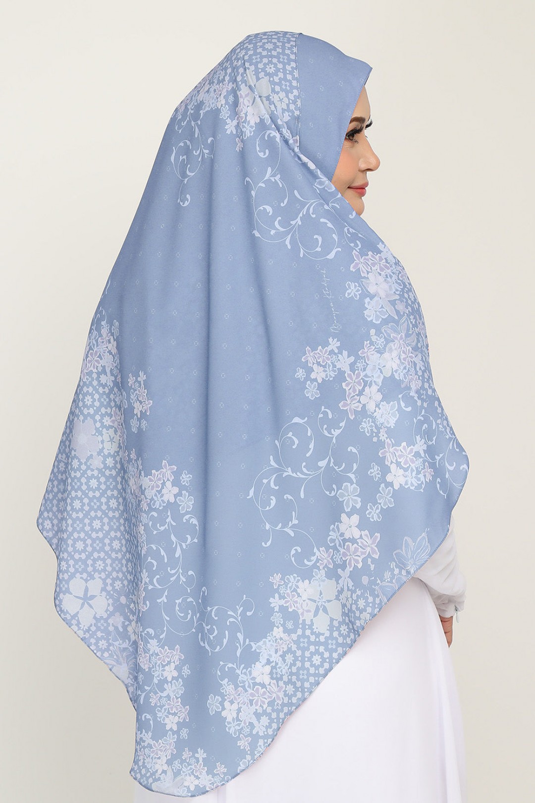 Instant Printed Khamsiyyah Splash Blue