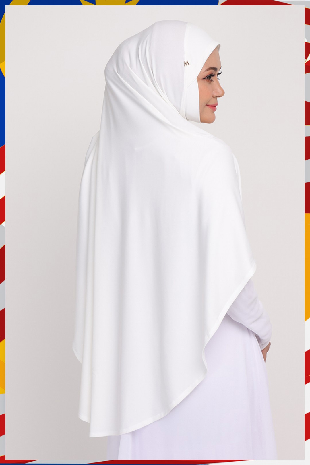 Sarung Hajira Platinum White