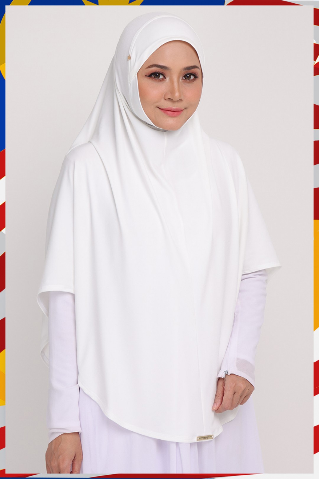 Sarung Hajira Platinum White