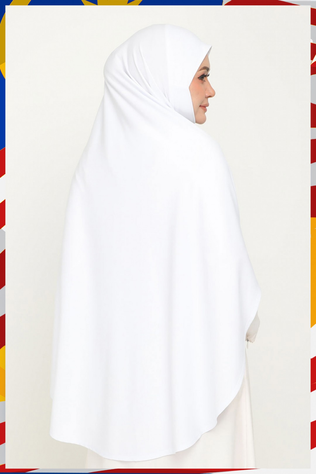 Sarung Khursiah Cloudy White