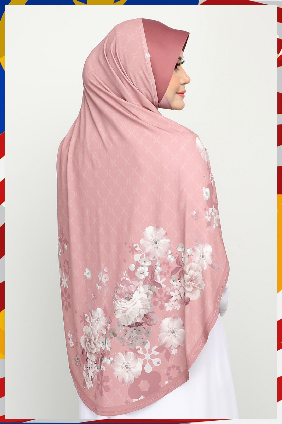 Sarung Printed Ghaniyah Peachy Melon