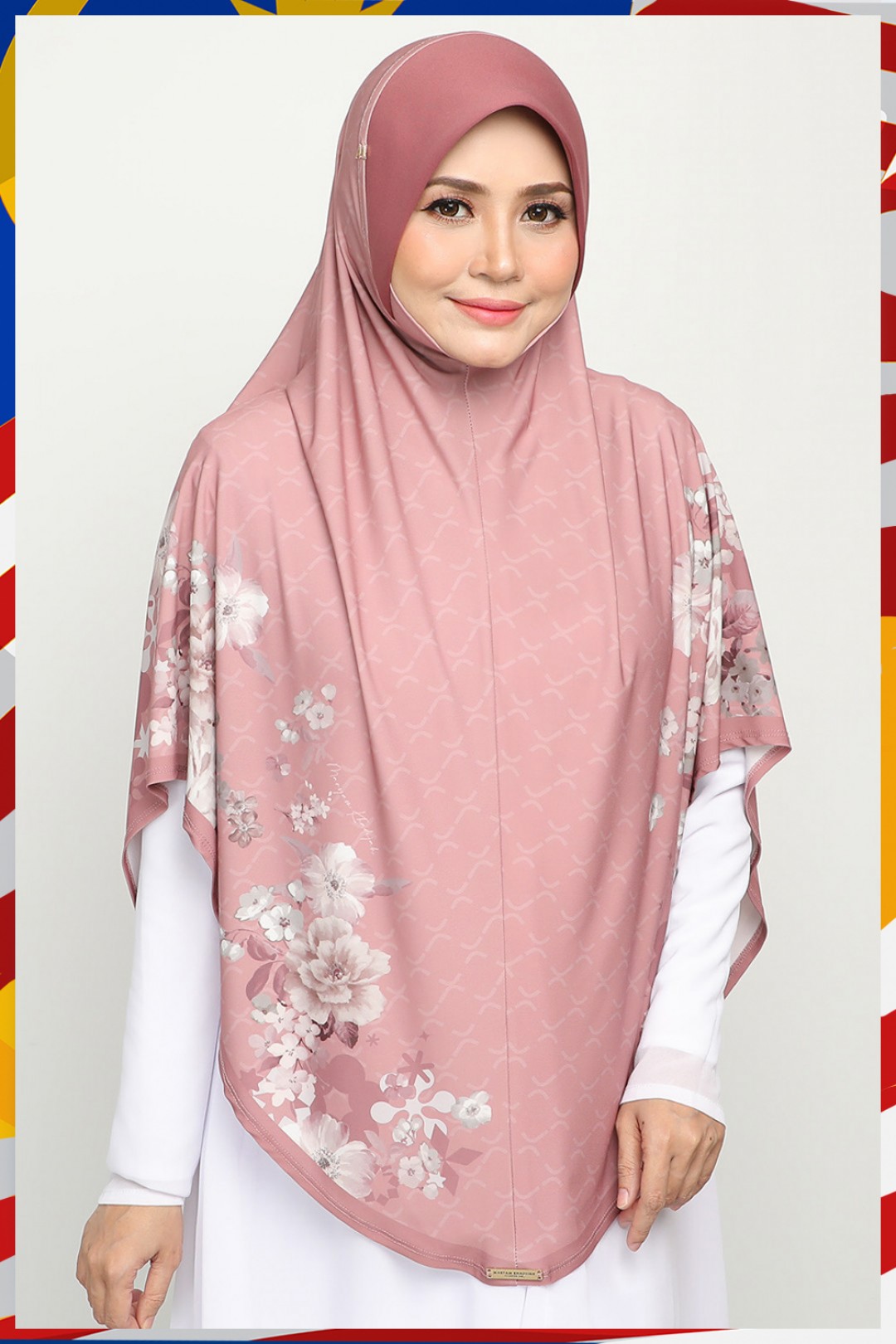 Sarung Printed Ghaniyah Peachy Melon