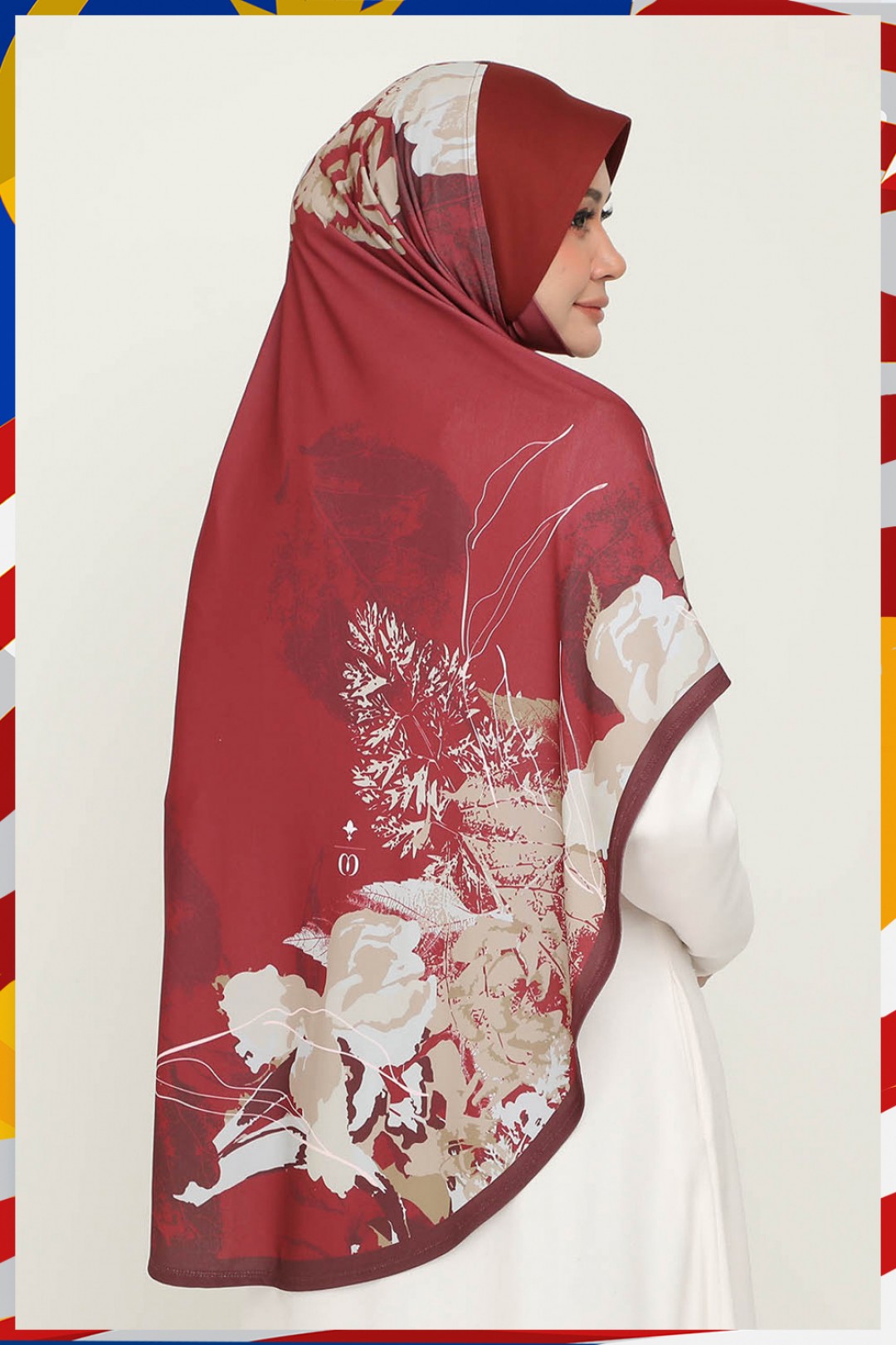 Sarung Printed Jaradiyyah Bold Red