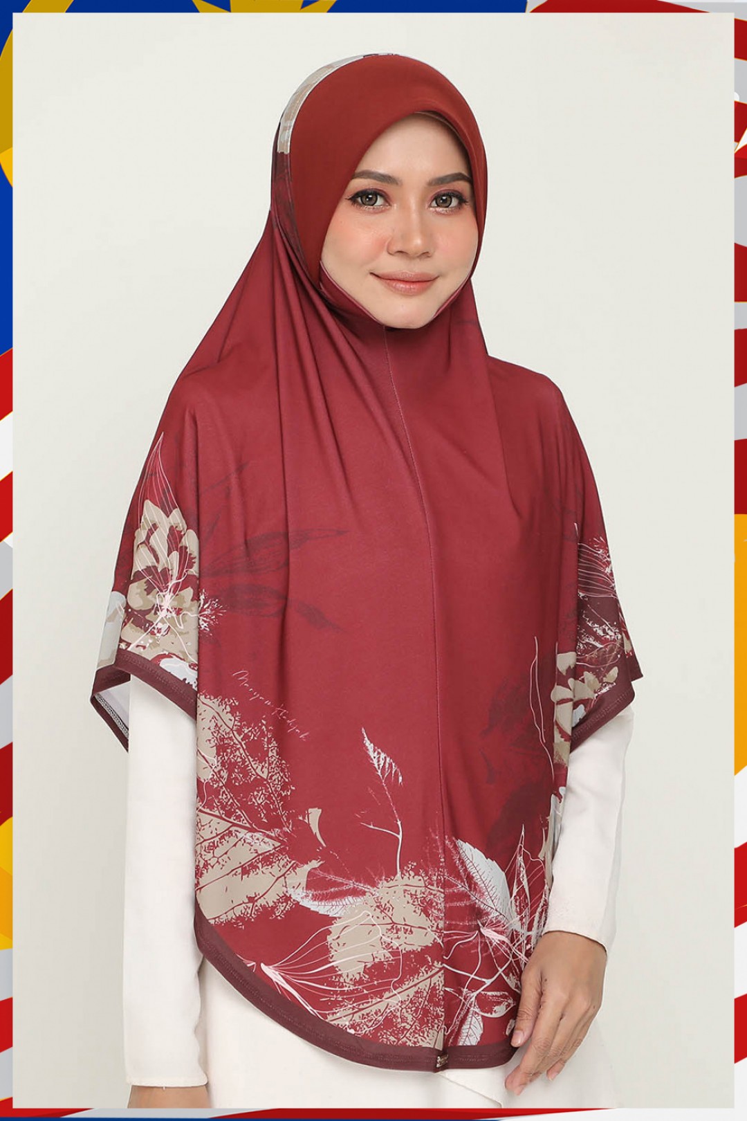 Sarung Printed Jaradiyyah Bold Red