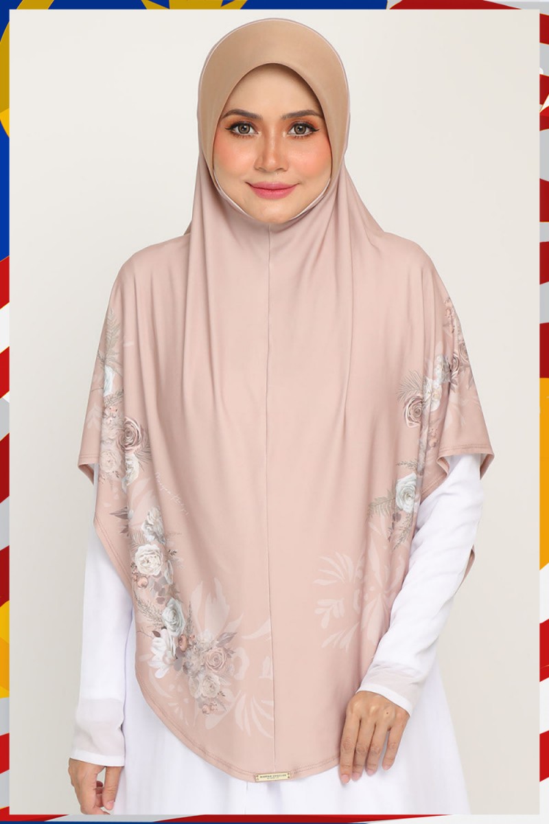 Sarung Printed Zahra Misty Pink