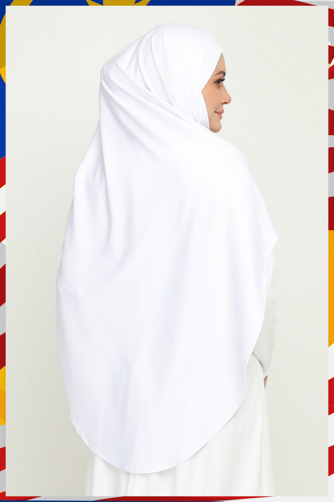 Sarung Syria Simply White