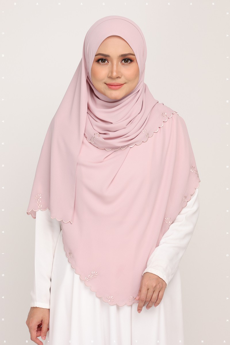 Shawl Sulam Taffy Blossom