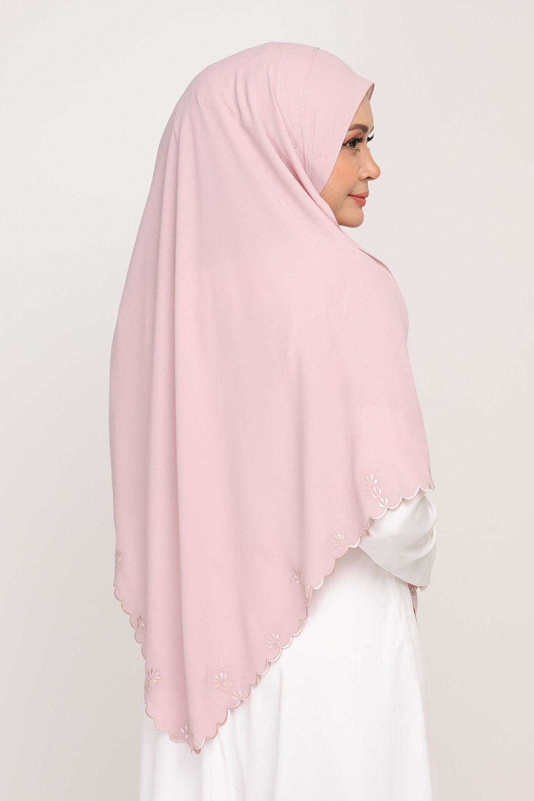 Shawl Sulam Taffy Blossom