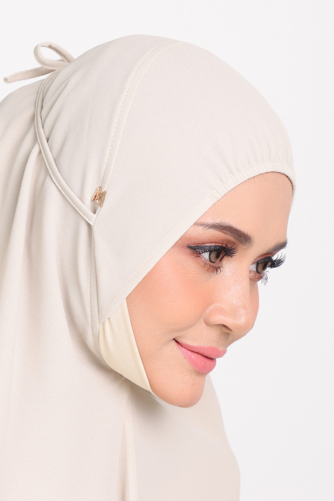 Mini Telekung Raudah Summer Beige