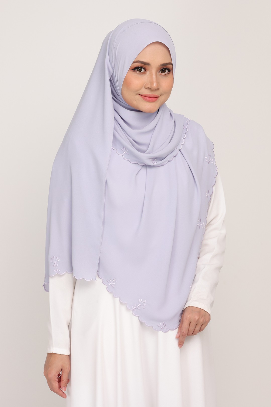 Shawl Sulam Thistle Ash