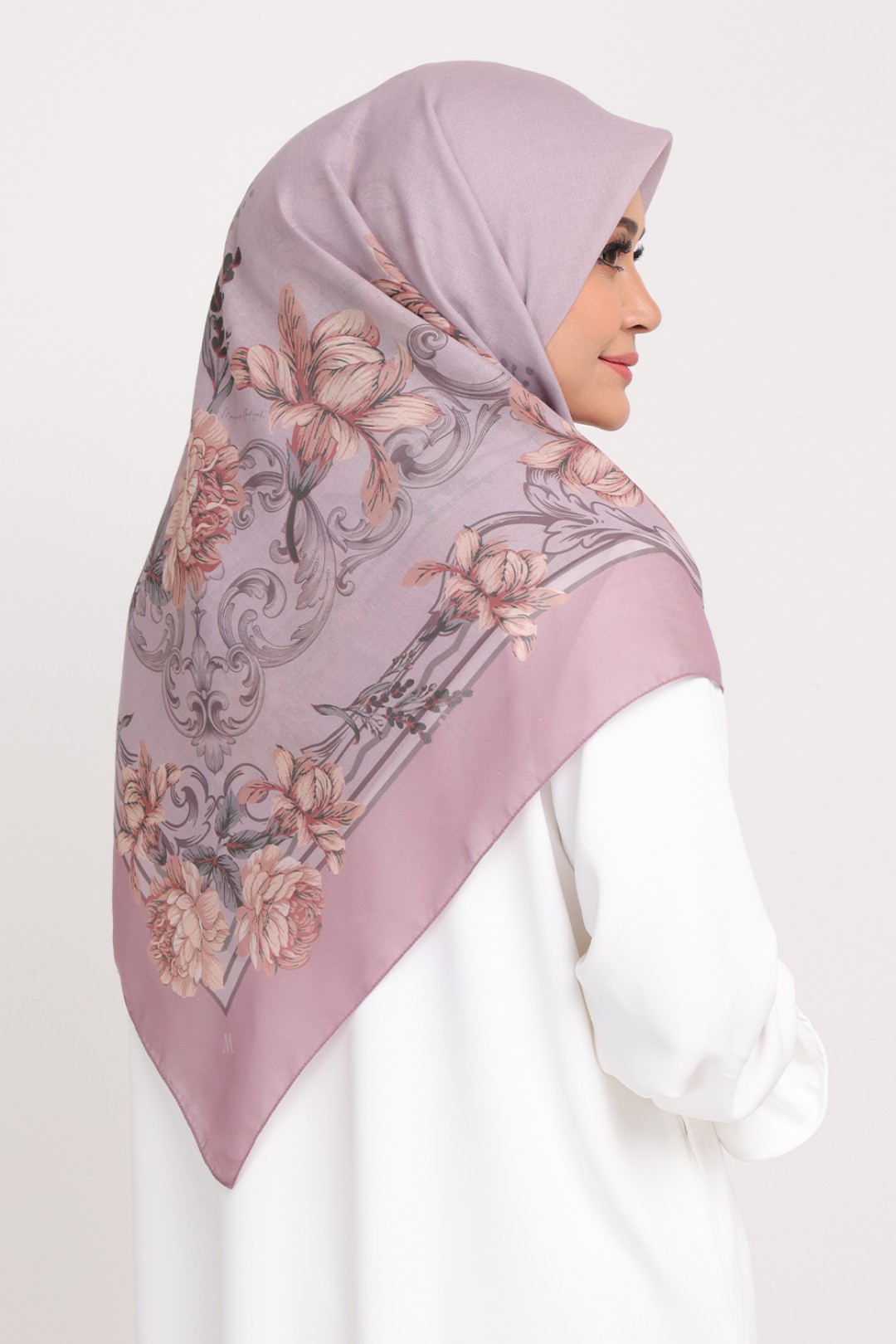 [SAMPLE]-Bawal Printed Tulip Pink