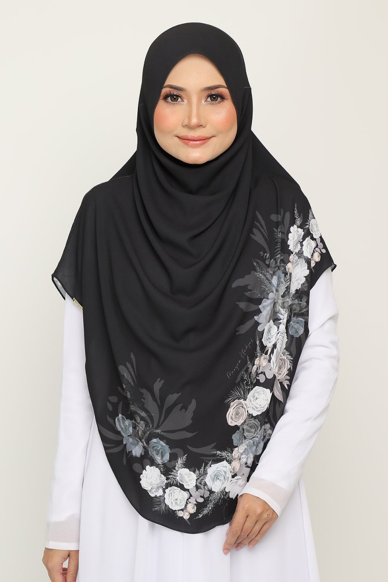 Umma Printed Zahra Sable Black