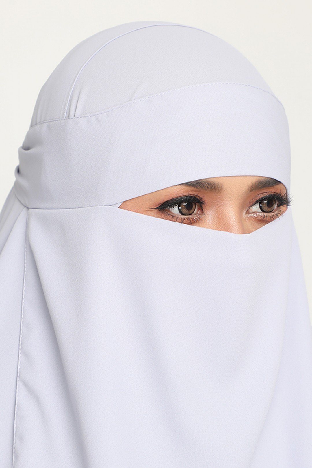 As-Is Niqab Soft Silver