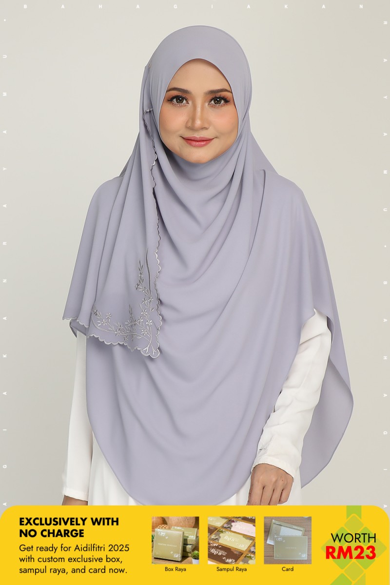 Umma Shawl Sulam Vista Purple