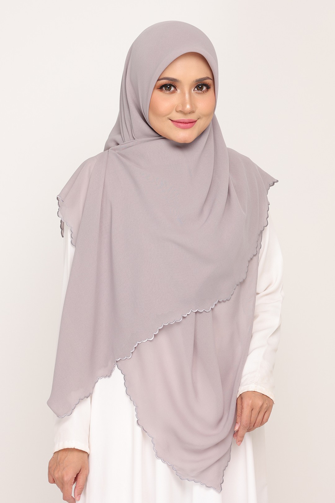 Bawal Sulam Violet Ash