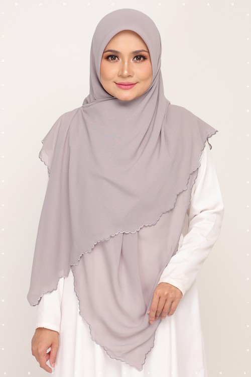 Bawal Sulam Violet Ash