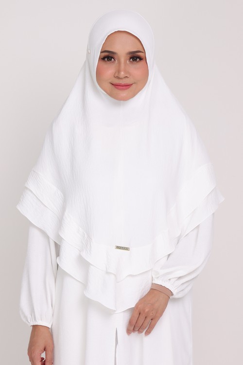 [As-Is]- Khimar White Marble