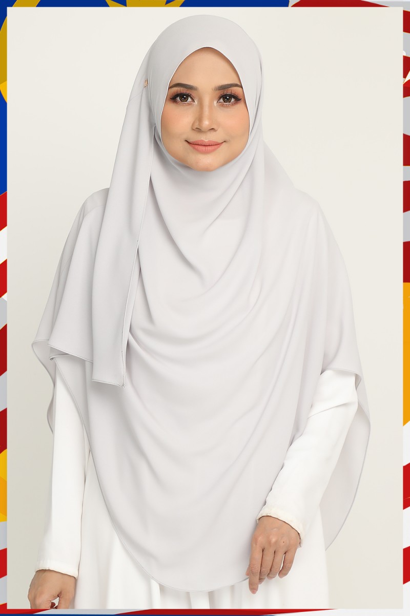 Umma Shawl White Smoke