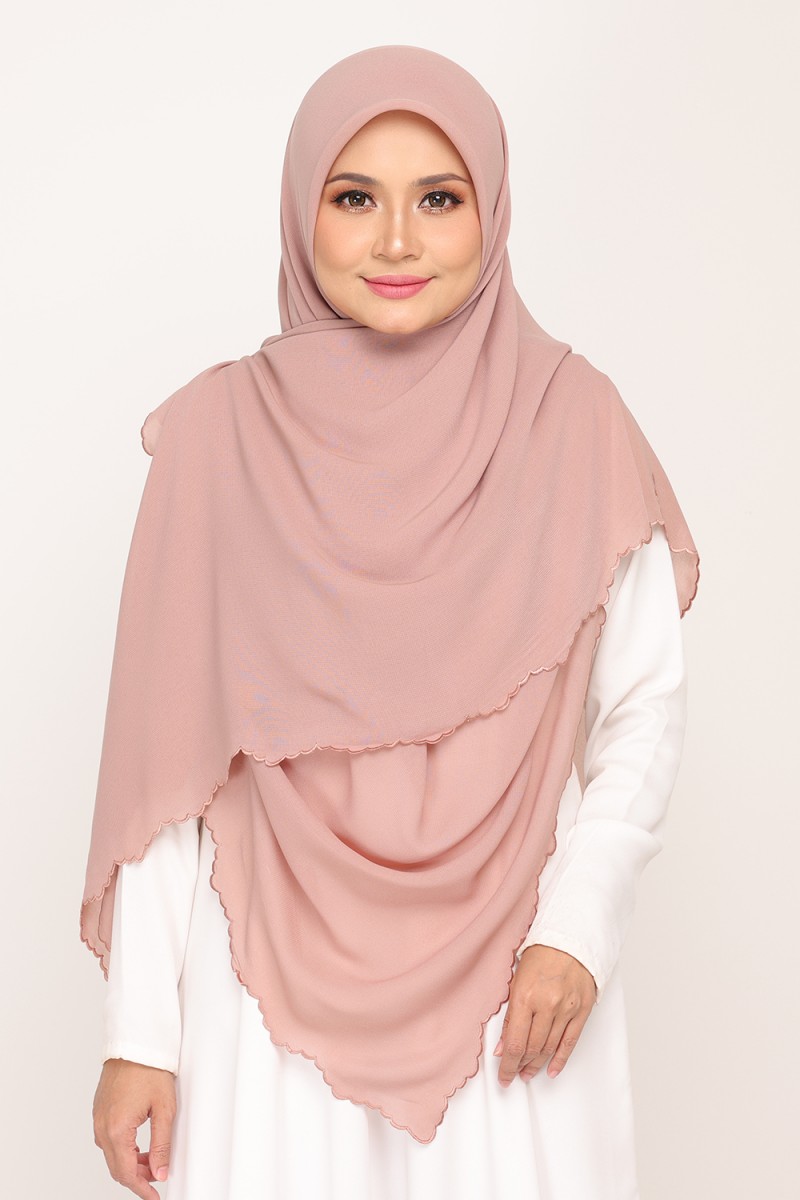 Bawal Sulam Rose Taupe