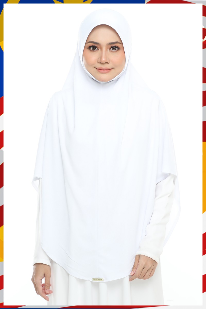 Sarung Qalansiyyah Solid White