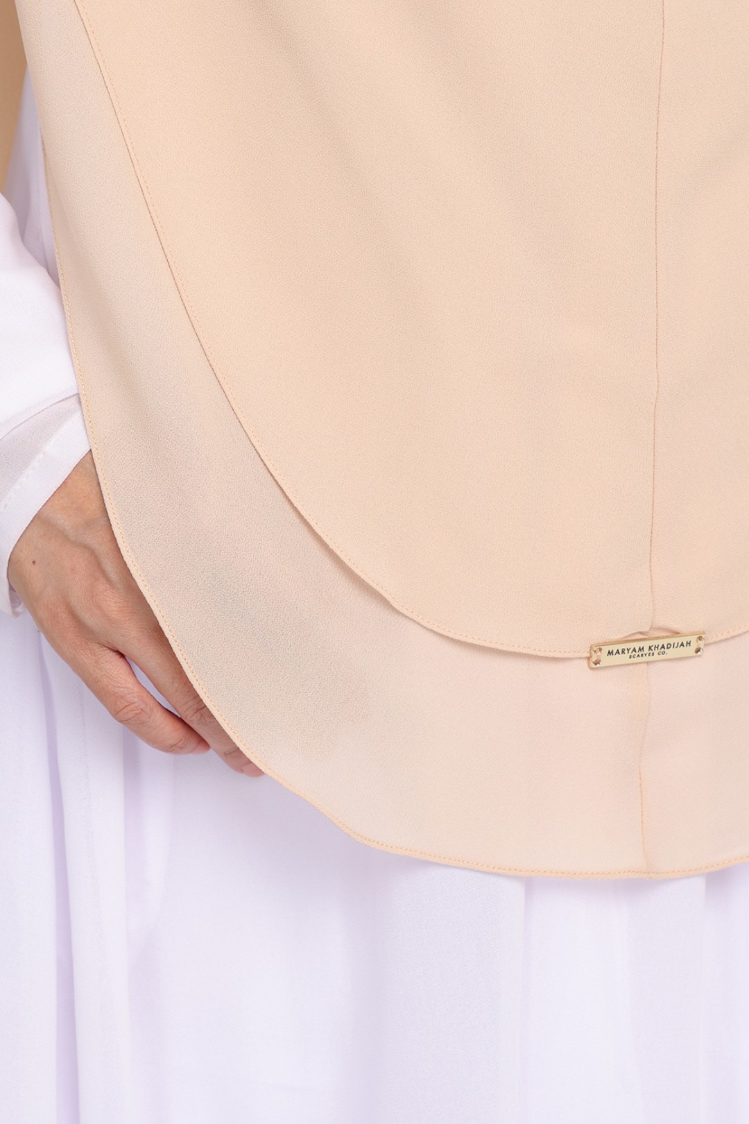 [AS-IS]- Khimar 3 Layer Pale Dogwood