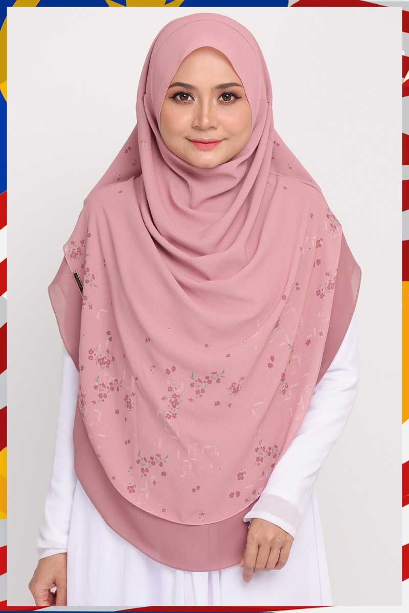 Umma Printed 2-Layer Bright Coral