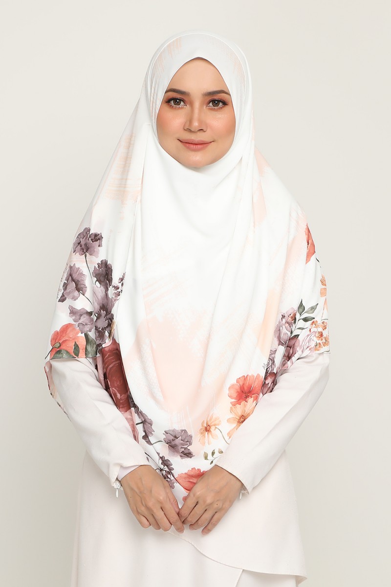 Long Shawl Sunny White