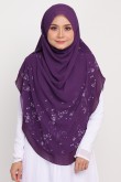 Umma Printed 2-Layer Dark Orchid