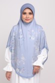 Sarung Printed Saadiyyah Blue Gum