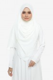 Shawl Sulam Pansy White Rose