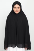 Mini Telekung Fatimah Smoky Black